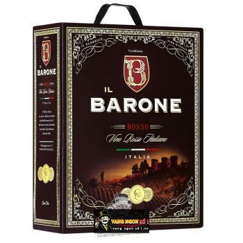 Rượu Vang Ngọt Ý IL BARONE ROSSO 3L Uống ngon