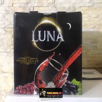 Rượu Vang Bịch Ý LUNA ROSSO DOLCE 3L Bán Rẻ Nhất