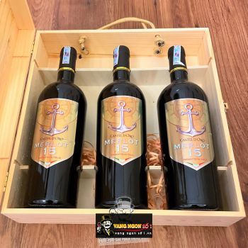 Rượu Vang Castel Doro Merlot 15 Độ uống ngon