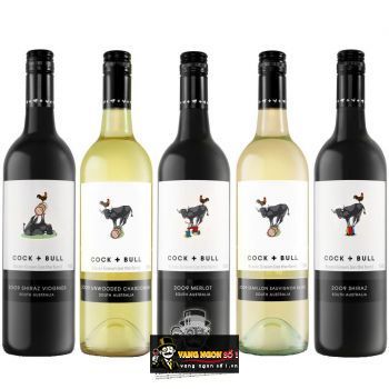 Rượu vang Cock Bull Shiraz Chardonnay uống ngon