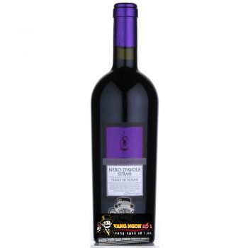 Rượu Vang Ý Nero Davola Syrah Terre Siciliane uống ngon