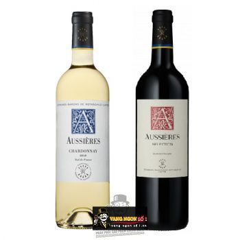 Rượu Vang Pháp AUSSIERES ROUGE - CHARDONNAY