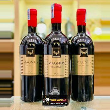 Rượu Vang Ý MAGNUS PRIMITIVO PUGLIA uống ngon