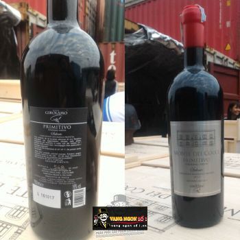 Rượu Vang Ý 16 Độ MONTE DEI COCCI PRIMITIVO bn2