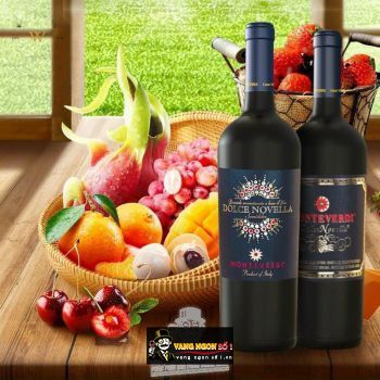 Rượu vang Ý Monteverdi Dolce Novella Exclusive Cao cấp - Vang ngọt Hoàng Đế