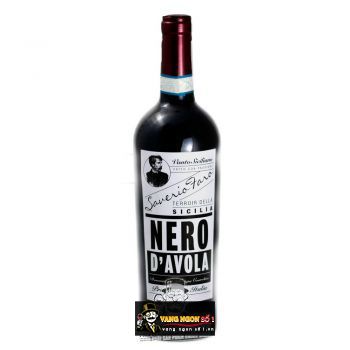 Rượu Vang Ý Saverio Faro Nero dAvola DOC cao cấp