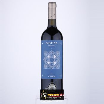 Rượu Vang Ý Sistina Primitivo Terre di Chieti cao cấp