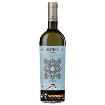 Rượu Vang Ý Sistina Pecorino Terre di Chieti thượng hạng bn1