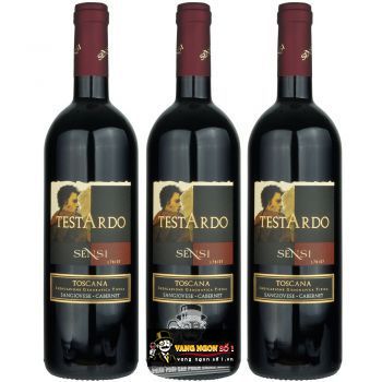 Vang Ý Testardo Sensi Toscana IGT Sangiovese Cabernet bn1