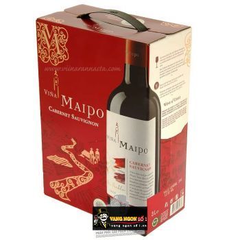 Vang Chile Vina Maipo Cabernet Sauvignon Bịch 3L bn2