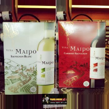 Vang Chile Vina Maipo Sauvignon Blanc Bịch 3L bn2