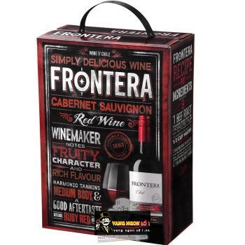 Vang bịch đỏ Chile Frontera Cabenet Sauvignon 3L