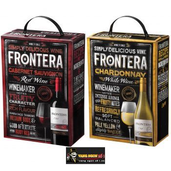 Vang bịch trắng Chile Frontera Chardonnay 3L bn1