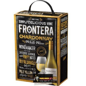 Vang bịch trắng Chile Frontera Chardonnay 3L