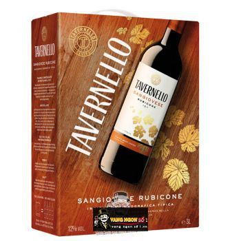 Vang bịch Ý Tavernello Sangiovese Rubicone 3L