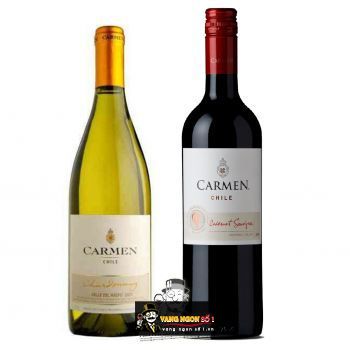 Vang Chile Carmen Classic Đỏ - Trắng
