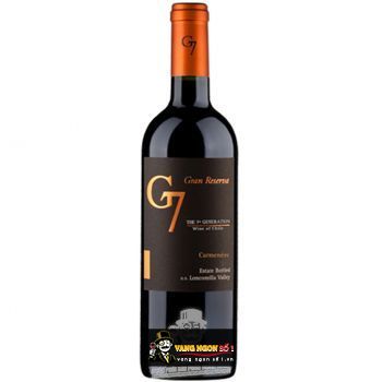 Vang chile G7 Gran Reserva Cabernet Sauvignon
