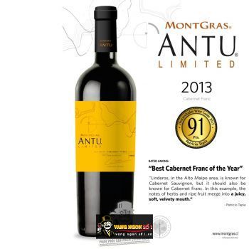 Vang chile Montgras Antu Limited Cabernet Franc