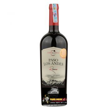 Vang Chile Paso Los Andes Reserva Red 14 độ