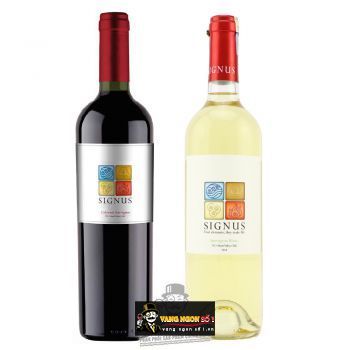 Vang Chile SIGNUS Đỏ và Trắng