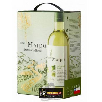 Vang Chile Vina Maipo Sauvignon Blanc Bịch 3L