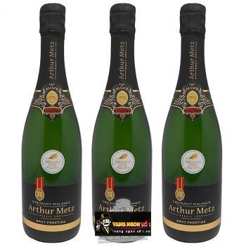 Vang nổ Pháp Arthur Metz Cremant D‘Alsace Brut Medaille Chính Hãng