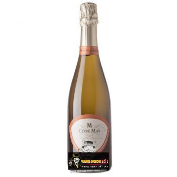 Vang Nổ Pháp Cote Mas Chardonnay Blanc De Blanc uống ngon