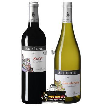Vang Pháp Ardeche Vignerons Ardechois Les Classiques Syrah Chardonnay