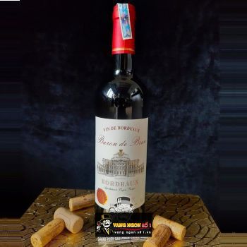 Vang Pháp Baron De Brun Bordeaux uống ngon