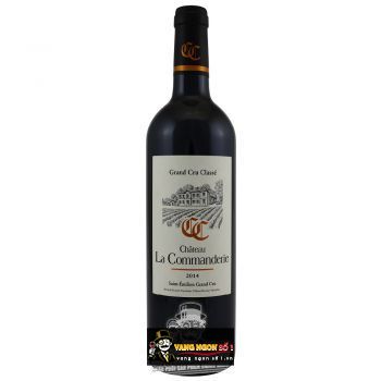 Vang Pháp Chateau La Commanderie Saint Emilion uống ngon
