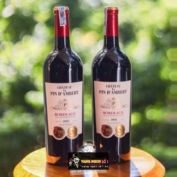 Vang Pháp Chateau Le Pin Dambert Bordeaux 15 Độ uống ngon