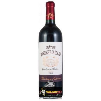 Vang Pháp Chateau Rousset Caillau Bordeaux uống ngon