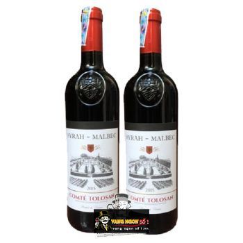 Vang Pháp Comte Tolosan Syrah Malbec uống ngon