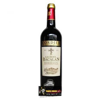 Vang Pháp Cordier La Croix Bacalan Bordeaux Merlot