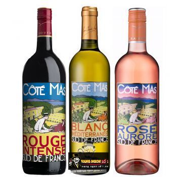 Vang Pháp Cote Mas Đỏ Trắng Hồng uống ngon