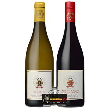 Vang Pháp Cotes Du Rhone Blanc Les Terrasses De Leridan uống ngon