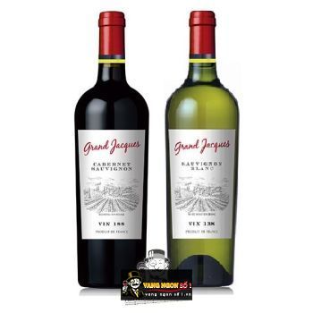Vang Pháp Grand Jacques Sauvignon (Đỏ - Trắng)