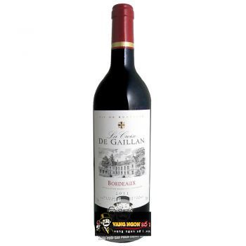 Vang Pháp La Croix de Gaillan Bordeaux uống ngon
