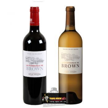 Vang Pháp LA POMMERAIE DE BROWN RED- WHITE