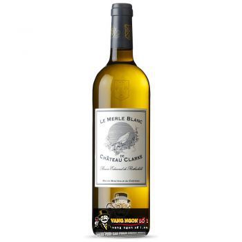 Vang Pháp Le Merle de Chateau Clarke Bordeaux thượng hạng