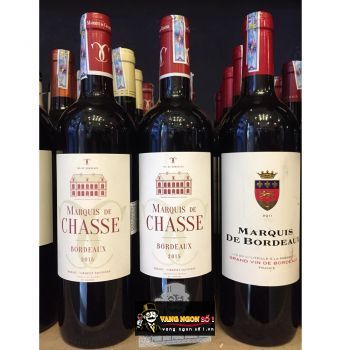 Vang Pháp Marquis de Chasse Bordeaux 2015 bn1