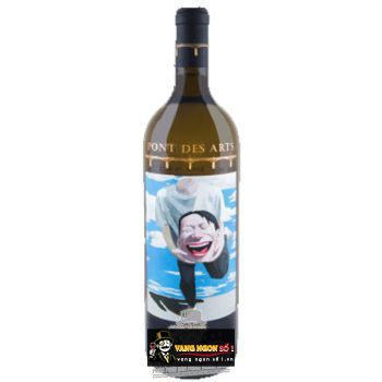 Vang Pháp Pont des Arts Yue Minjun Label Bordeaux