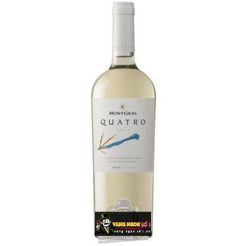 Vang trắng Chile Montgras Quatro