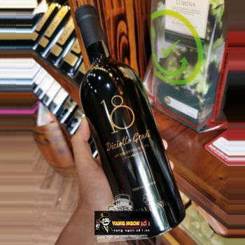 Vang Ý 18 Diciotto Gradi Vallone Salento IGT 18 độ uống ngon