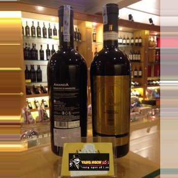 Vang Ý Amanda Primitivo di Mandura 2014