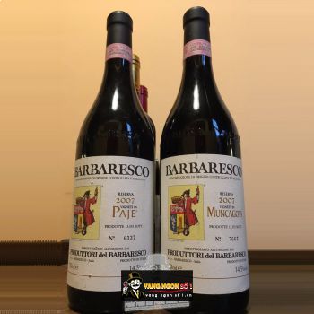 Vang Ý Barbaresco Produttori Del Barbaresco Muncagota/Pora Cao cấp