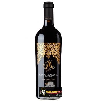 Vang ý M Merlot Salento Limited Edition