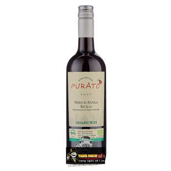 Vang Ý Purato Nero dAvola Sicilia Organic