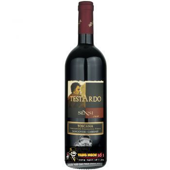 Vang Ý Testardo Sensi Toscana IGT Sangiovese Cabernet