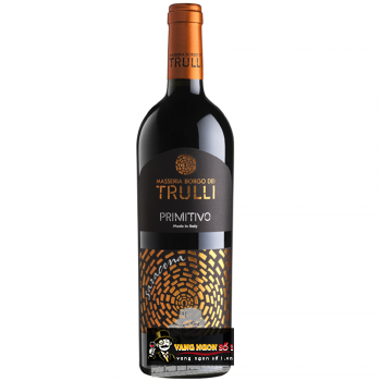 VANG Ý TRULLI PRIMITIVO SARACENA (NHÃN VÀNG)